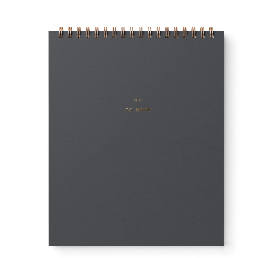 Lined Notebook - Charcoal