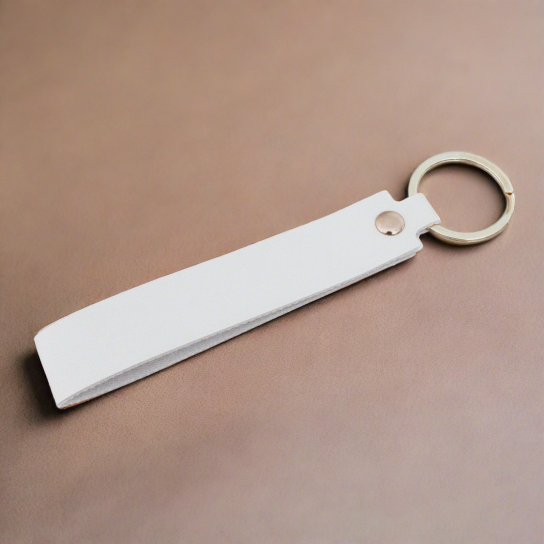 Leather Wristlet Keychain