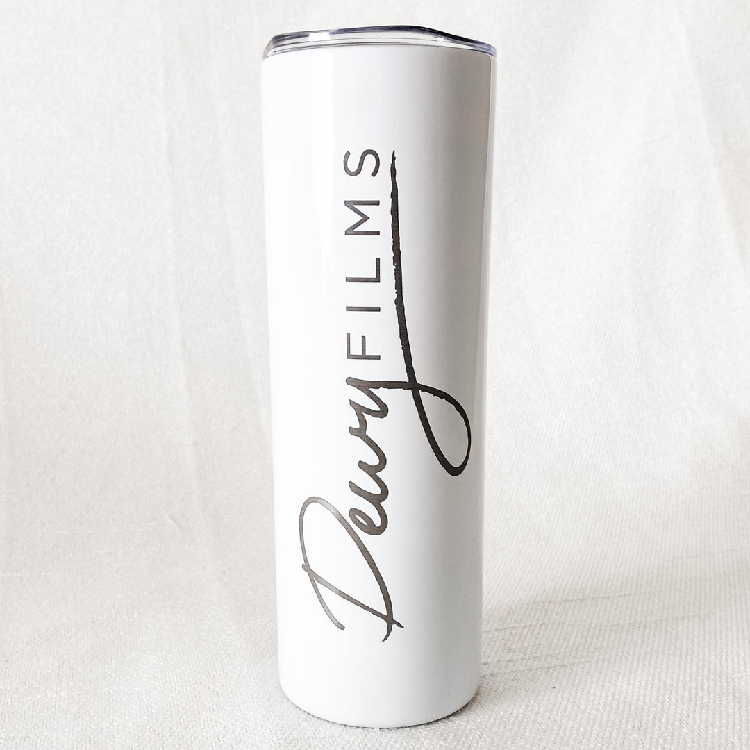 White Custom Tumbler (click for details)