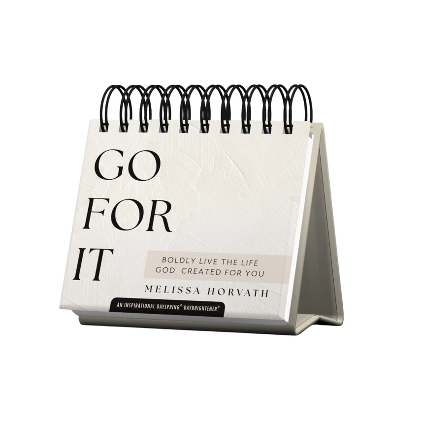 "Go For It" Perpetual Inspirational Planner