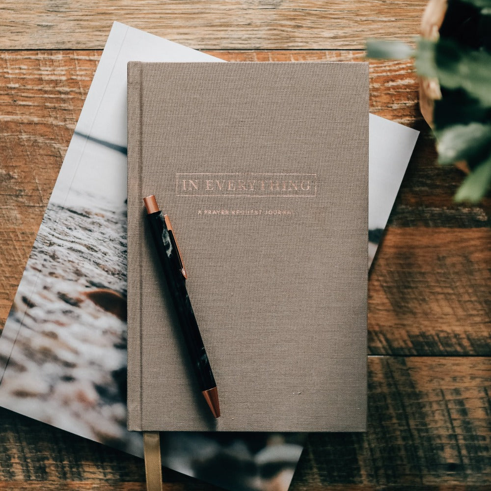 In Everything Prayer Request Journal by The Daily Grace Co. (200 pages)