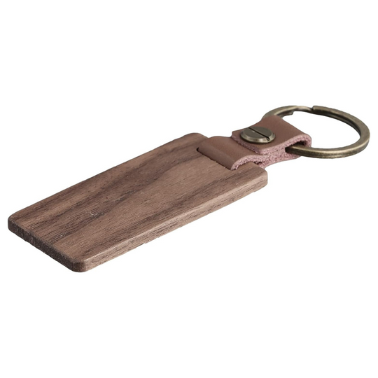 Key Chain Click Custom Walnut Keychain (click for details) – Wonderfully Made Gifting ...