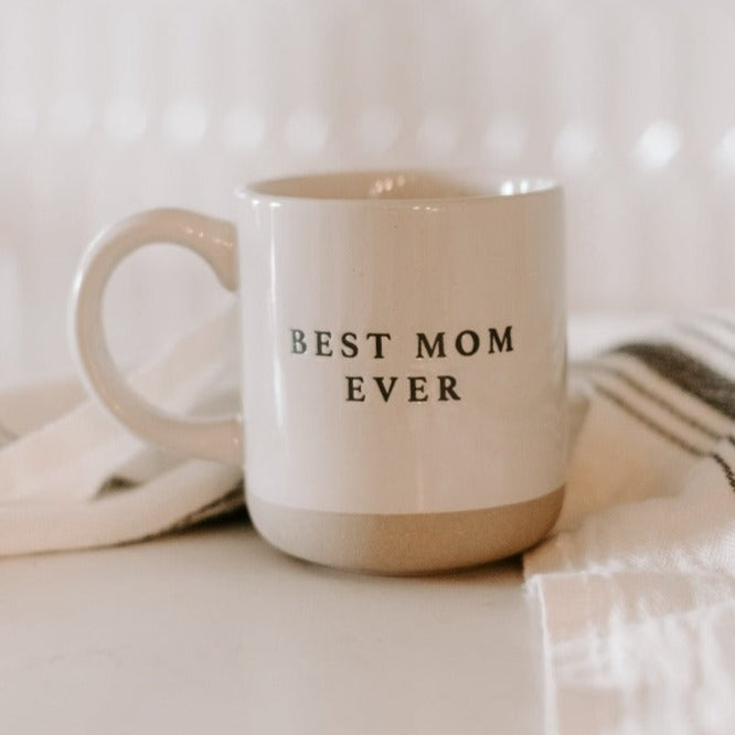 14oz "Best Mom Ever" Stoneware Mug from Sweet Water Decor