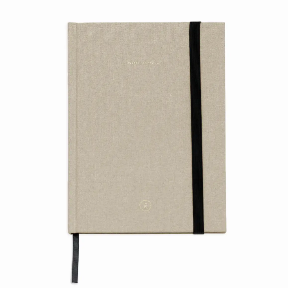 Cream Linen journal by Wit & Delight