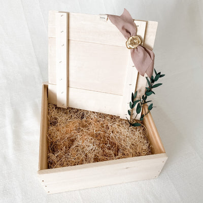 Boy Wooden Keepsake Gift Box engraved with their name and birth date