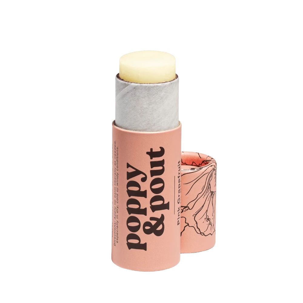 Pink Grapefruit Lip Balm by Poppy & Pout