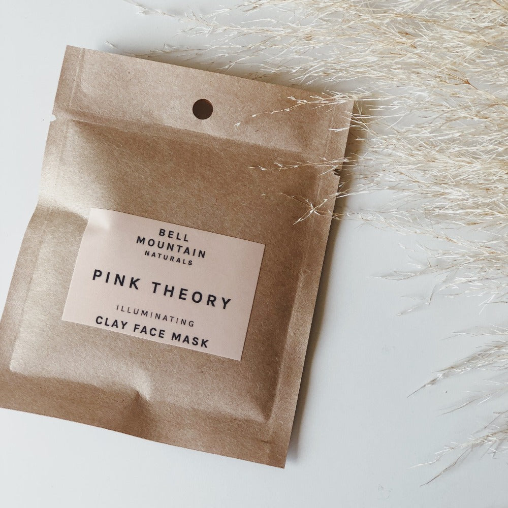 Pink Theory Clay Face Mask by Bell Mountain Naturals