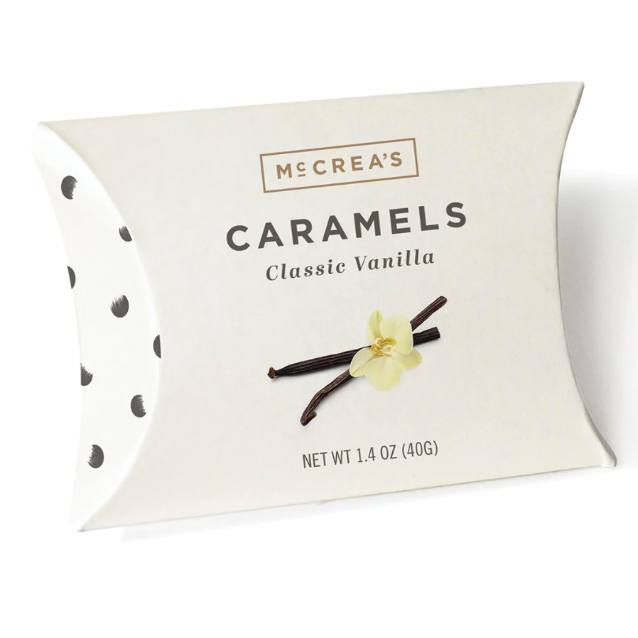 1.4oz of Classic Vanilla Caramels from McCrea's Candies