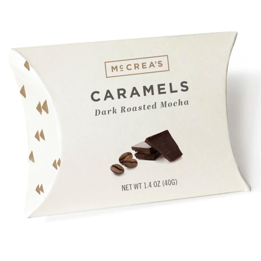 1.4oz of Dark Roasted Mocha Caramels by McCrea's Candies
